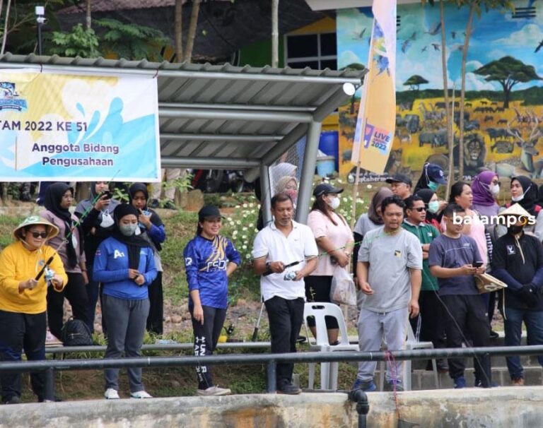 BP Batam Gelar Lomba Mancing di Taman Rusa