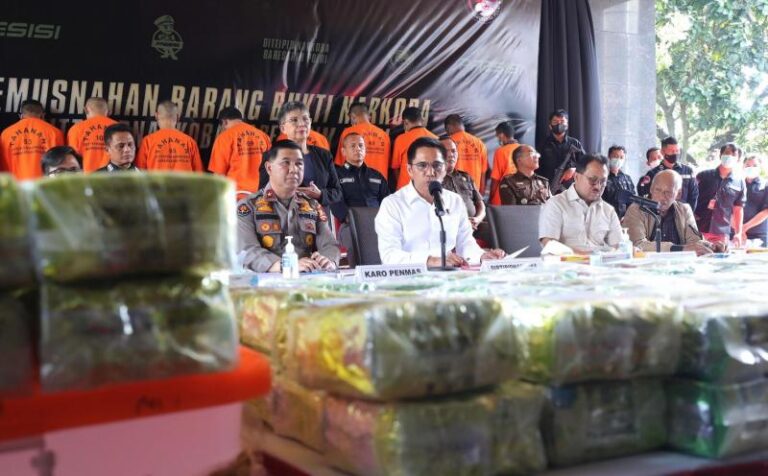 269 Kilogram Sabu Dimusnahkam
