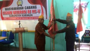 Achmad Djambi Kembali Pimpin Legiun Veteran RI Cabang Karimun