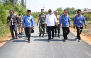 Bupati Karimun Pastikan Realisasi Infrastruktur Jalan di Pulau Kundur Selesai Tepat Waktu