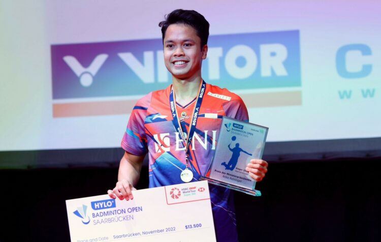 Diwarnai Kontroversial, Anthony Ginting Juara Hylo Open 2022