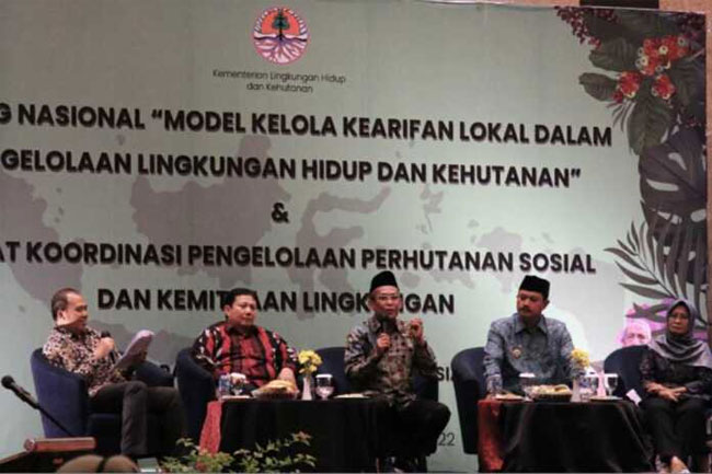 KLHK Gelar Dialog Nasional Tentang Pengelolaan Lingkungan Hidup dan Kehutanan Dengan Kearifan Lokal