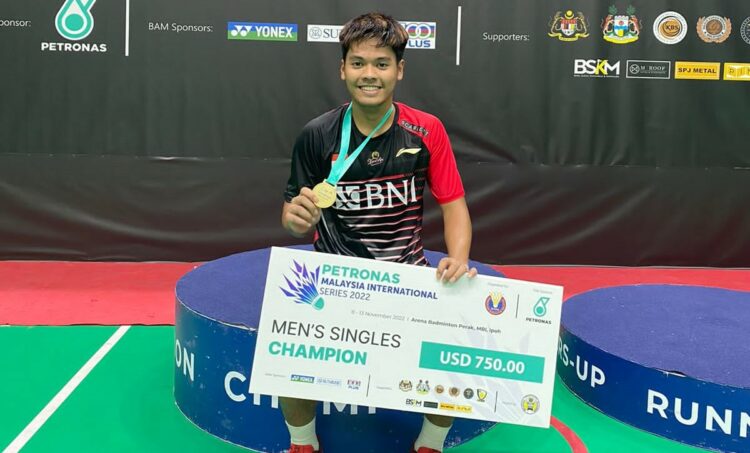 Kandaskan Pemain Tiongkok, Tunggal Indonesia Juara di Malaysia