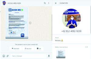 Waspada, Ada Modus Penipuan Mengatasnamakan Pegawai BRI