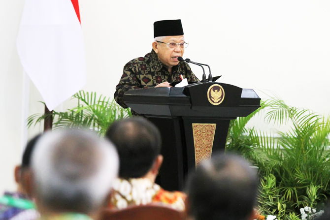 Wapres Ma’ruf Titip Pesan Agar Warga Muhammadiyah Tak Pecah saat 2024