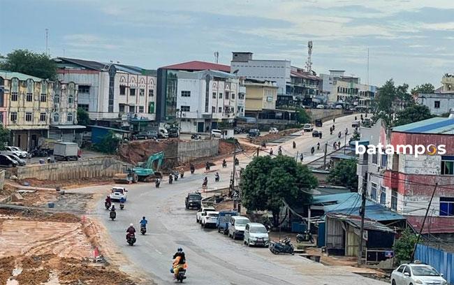 Begini Kondisi Jalur Dua di Jalan Bengkong Baru