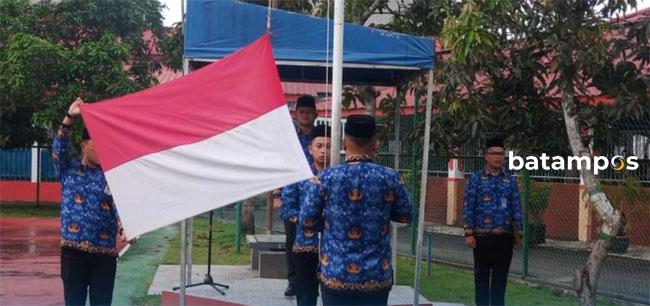Lapas Batam Gelar Upacara Pengibaran Bendera 