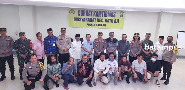 Polsek Batuaji Gelar Curhat Kamtibmas