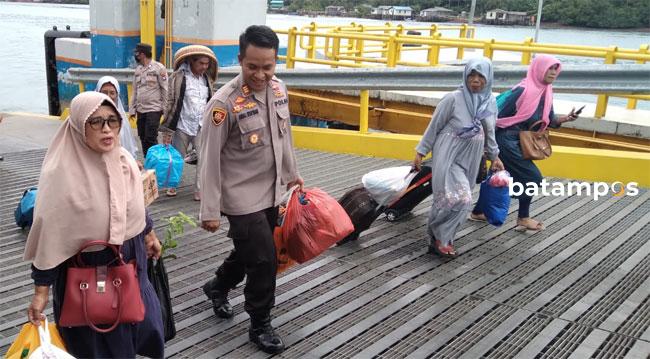 Polsek KKP Lakukan Pengamanan di ASDP Punggur