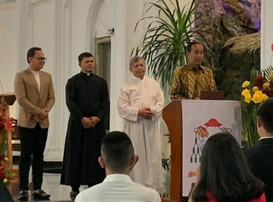 Tinjau Natal di Bogor, Jokowi Ajak Umat Kristiani Memperkuat Kerukunan