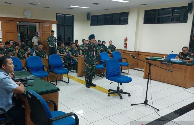 Bintara TNI AU Pelaku Pembunuhan Dihukum Seumur Hidup dan Dipecat
