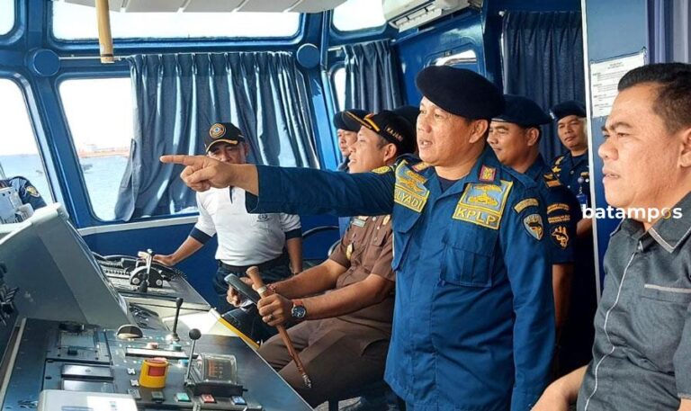 Pangkalan PLP Tanjunguban Kerahkan 9 Unit Kapal Negara untuk Awasi Keamanan Laut