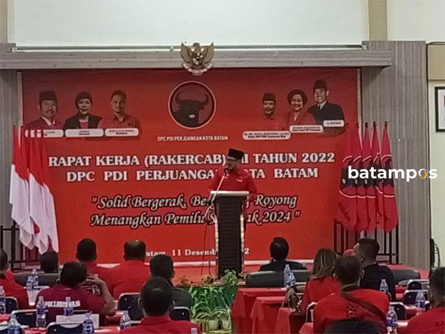 PDI Perjuangan Kota Batam Targetkan Menang Hattrick di Pemilu 2024