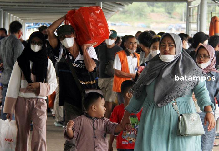 5000 Orang per Hari Tinggalkan Batam via Pelabuhan Punggur