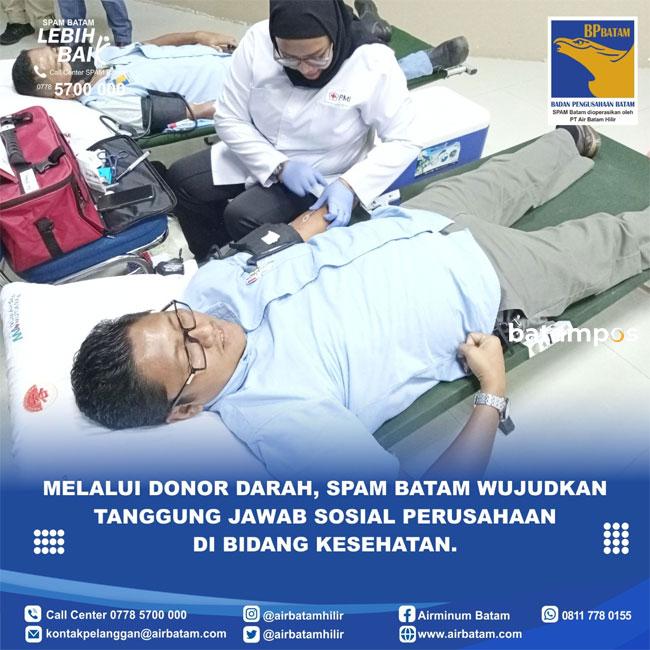 SPAM Batam Wujudkan Tanggung Jawab Sosial Perusahaan di Bidang Kesehatan