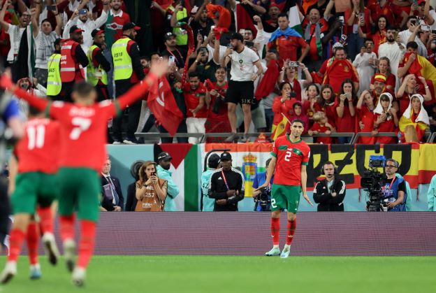 Selebrasi Penguin Hakimi untuk Sergio Ramos