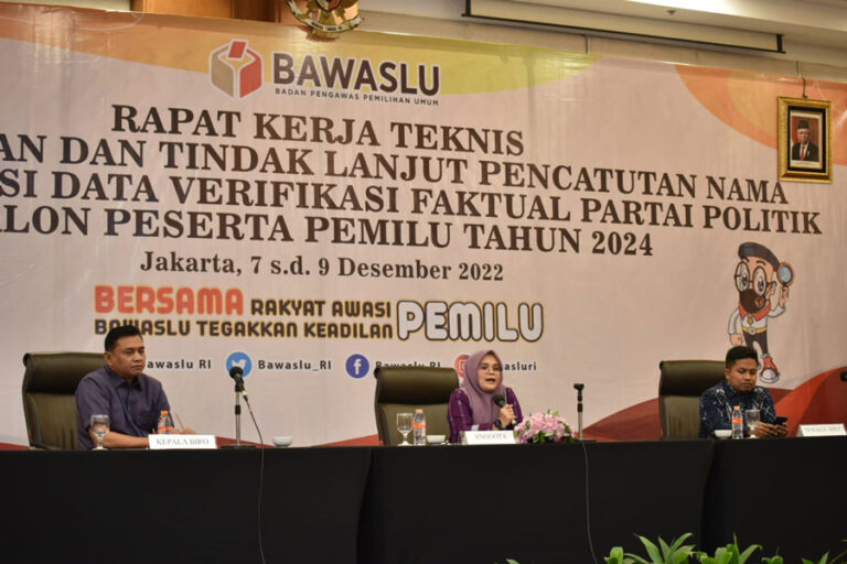Bawaslu akan Perkuat Sinkronisasi Data Pengawasan Pusat Hingga Daerah