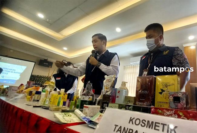 BPOM Temukan 4.931 Kosmetik Ilegal di Kepri