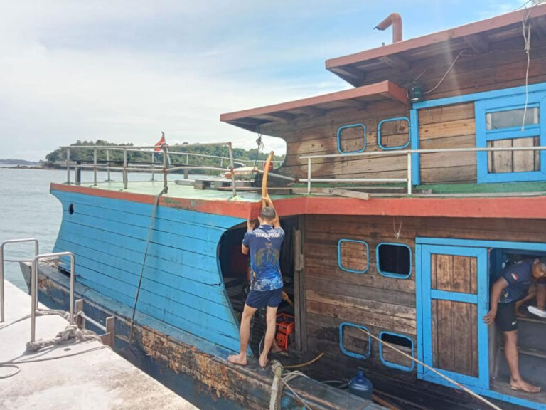 Lantamal IV Tangkap Kapal Tanpa Nama