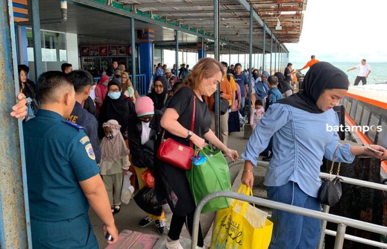 4 Hari Arus Mudik Libur Akhir Tahun di Pelabuhan SBP Tanjungpinang Mencapai 27.178 Orang