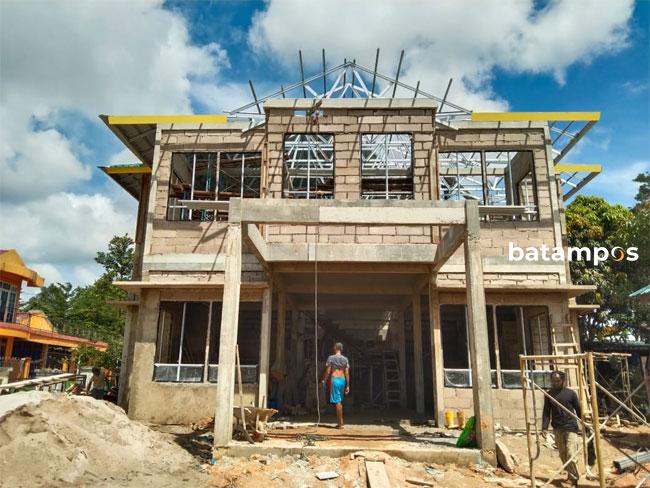 Pembangunan Kantor Lurah Tanjunguncang Sudah 90 Persen