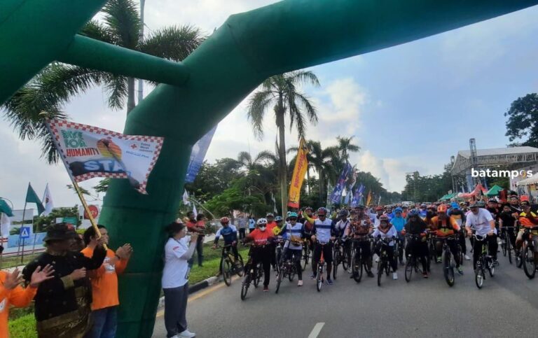 Bike for Humanity Tuntas Digelar, Terimakasih Pak Walikota, PMI, Peserta dan Segenap Pembaca Batam Pos