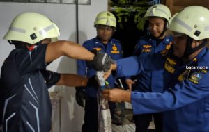 Ular Kobra Masuk Rumah Warga di Tanjunguban