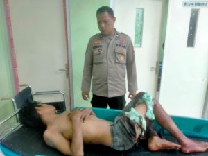 Maling Kabel Kena Sabetan Parang