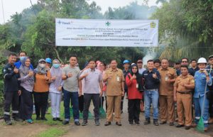 Bersama Camat dan Puskesemas Kundur Barat, PT Timah Tbk Edukasi Gerakan Masyarakat Hidup Sehat