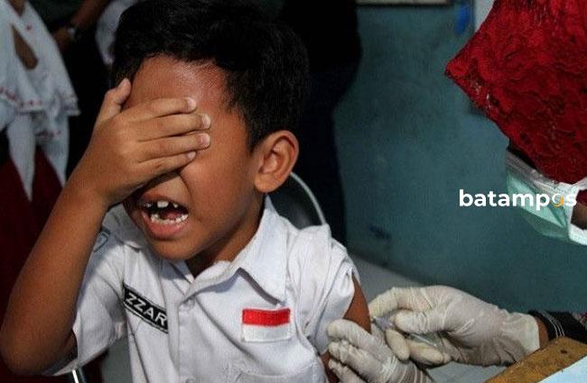 Kasus Campak Meningkat, Kepri Gesa Vaksinasi