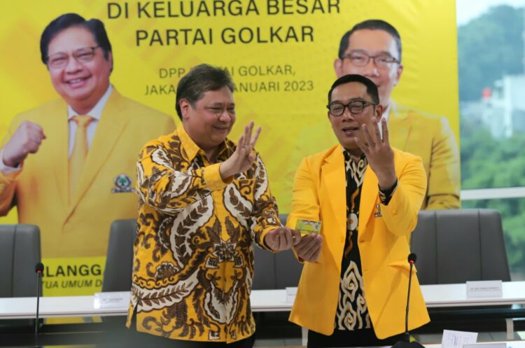 Resmi Jadi Kader Golkar, Ridwan Kamil Didapuk jadi Wakil Ketua Umum