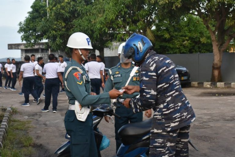 Denpomal Lanal Bintan kembali Laksanakan Opsgaktib