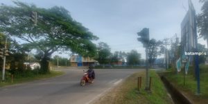 Rawan Kecelakaan, Lampu Pengatur Jalan di Simpang Rumah Sakit Tanjunguban Mati