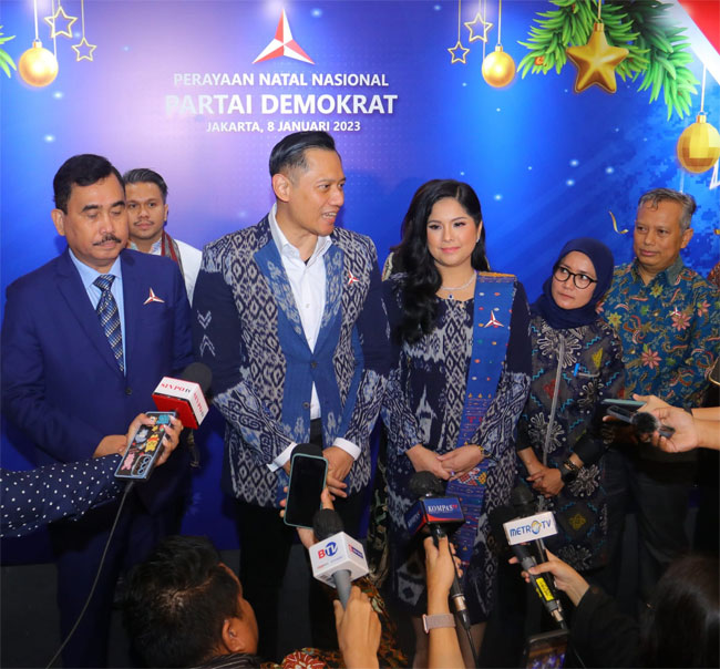 Hadiri Perayaan Natal Nasional Partai Demokrat, AHY: Mari Jaga Kerukunan dan Rasa Toleransi