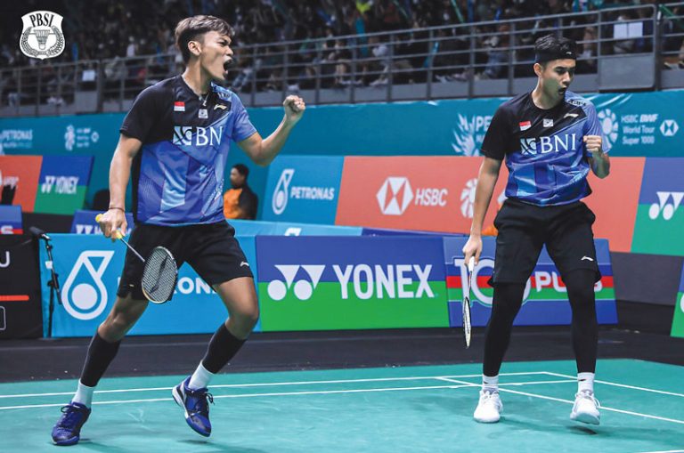 Bagas/Fikri Bendtrok dengan Fajar/Rian pada Babak 16 Besar India Open