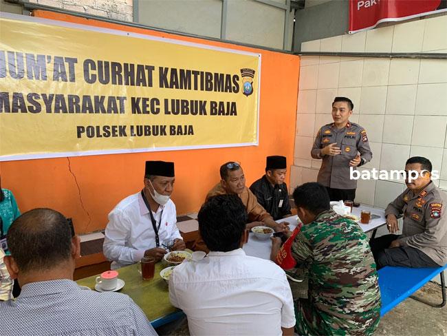 PPK dan Panwascam Curhat Bersama Kapolsek Lubukbaja