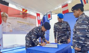 Diangkat Jadi Direktur Hukum di Bakamla, Kolonel Laut (KH) Farid Ma’ruf Serahkan Jabatan Danlanal Bintan