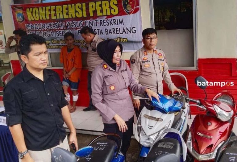 Lima Kali Dibui, Residivis Kasus Pencurian di Batam Ditembak Polisi