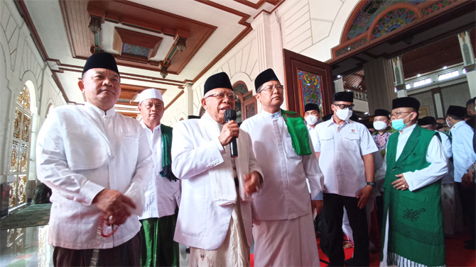 Wapres Ma’ruf Amin Sampaikan Bahaya Tinggal di Daerah Rawan Gempa