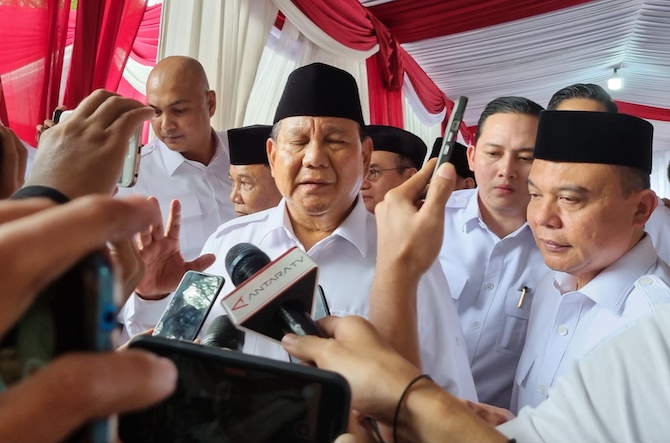 Soal Maju Pilpres 2024, Sekarang Jawaban Prabowo Begini