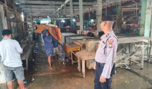 Kawasan Pasar Baru Tanjunguban Tergenang, Tinggi Air 10 Sentimeter