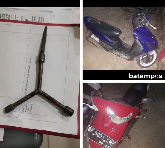 Polsek Sekupang Tangkap Dua Pelaku Curanmor 