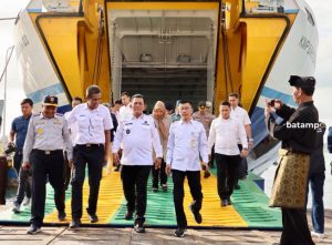 Gubkperi Melepas Pelayaran Perdana KMP Bahtera Nusantara 03, Layani Rute Tanjunguban – Tambelan – Sintete