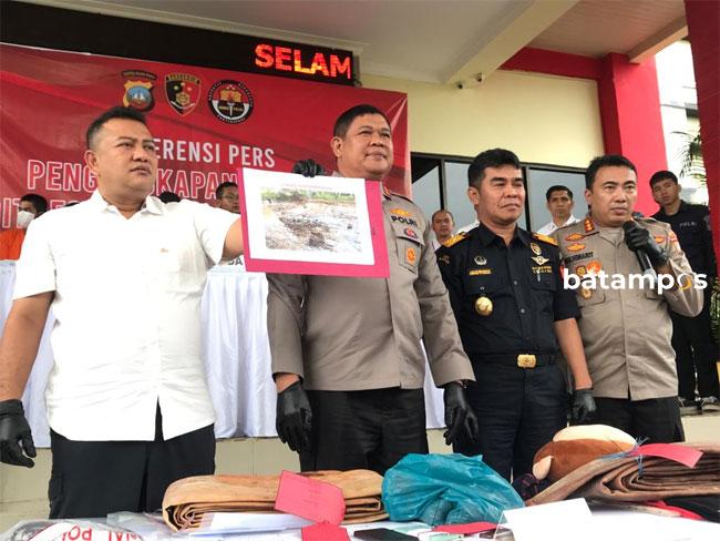 Polda Kepri Ungkap Kasus Pertambangan Timah Ilegal di Lingga