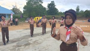 Siswa dari 5 SD di Bintan Ikut Pramuka Galaksi di MTs Teluk Sasah