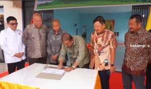 Gedung Krematorium di Kundur Diresmikan