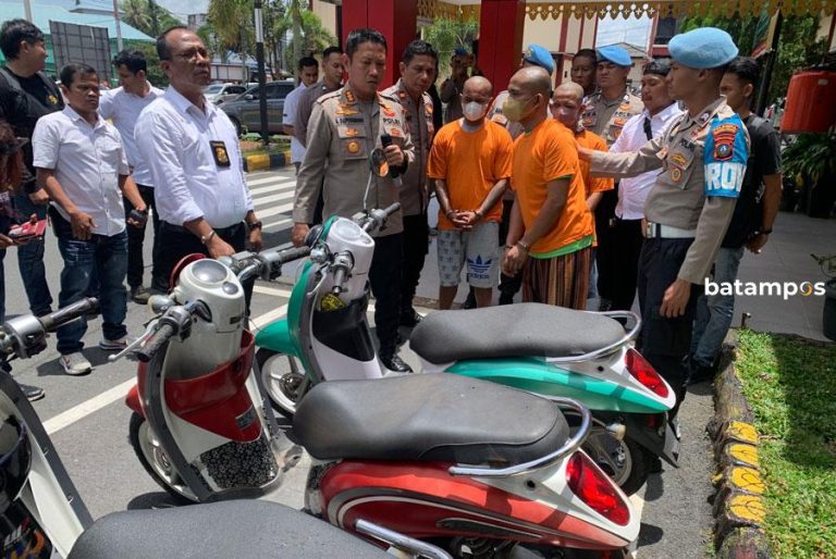 Spesialis Curanmor di Tanjungpinang Sudah Beraksi di 11 TKP