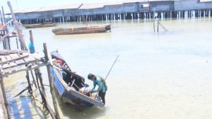Limbah Minyak Hitam Kotori Pesisir Pantai Rugikan Nelayan Desa Teluk Bakau