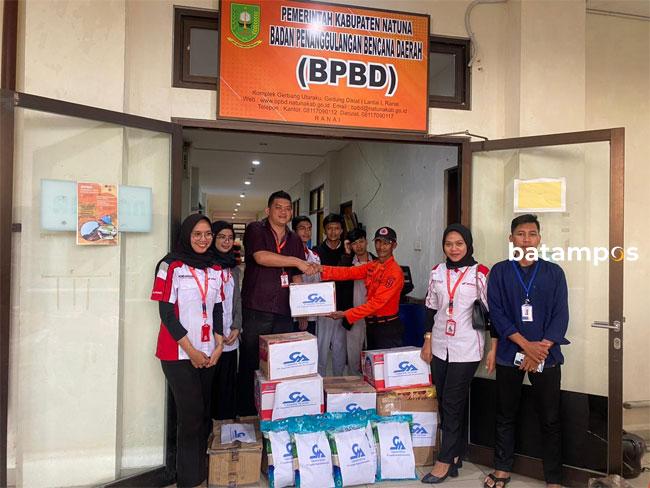 PT Capella Dinamik Nusantara Berikan Bantuan Logistik untuk Korban Bencana Alam di Natuna