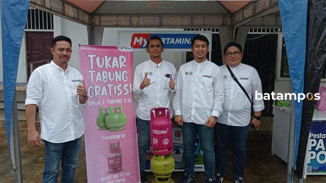 Pertamina Sosialisasi Program Tukar LPG 3 Kg ke Bright Gas 5,5 Kg di Batam